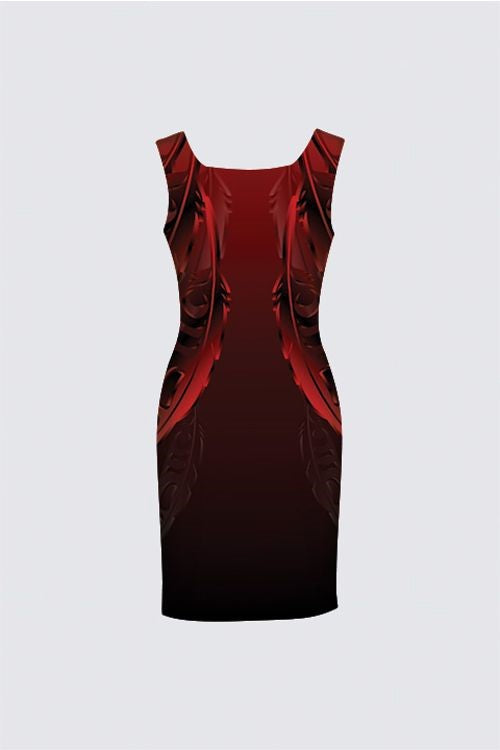 Feathers Aunty Dress