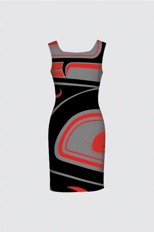 Abstract Traditional Aunty Dress