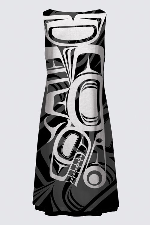 Diving Killerwhale (BnW) Xsi'yeen Dress