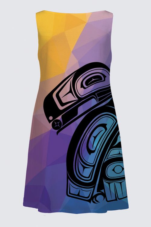 Raven Geo Plus Size Maddy Dress 00A