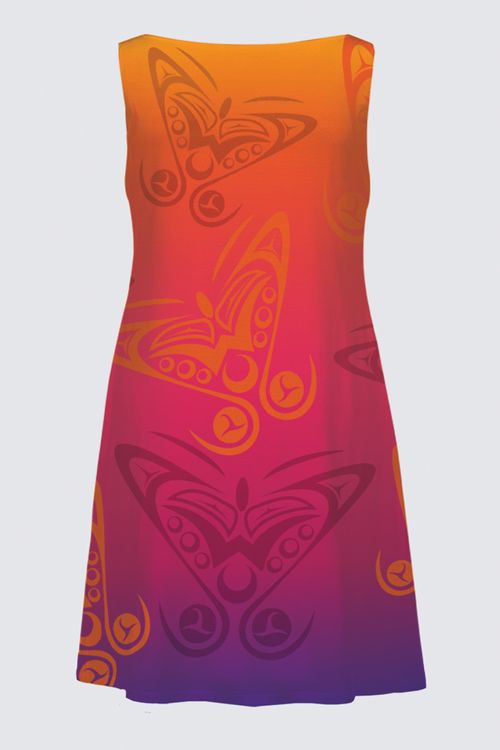 Butterflies Awaken Plus Size Maddy Dress 08A
