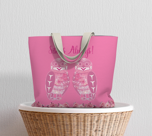 Owls Sisters Pink