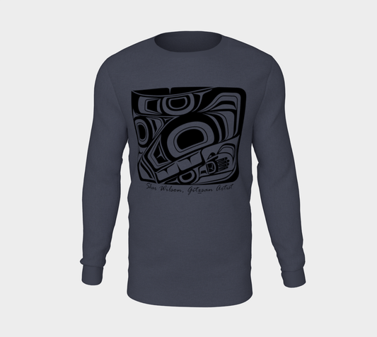 Form Black on Long Sleeve Unisex Tee