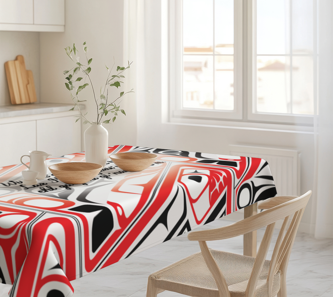 Gitxsan Gratitude Tablecloth 90x60 (rb)