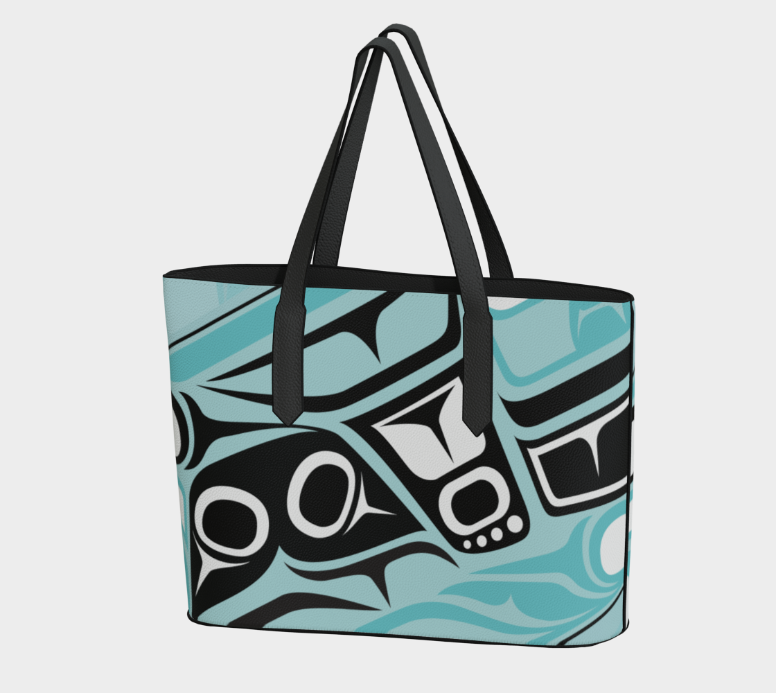 Killerwhale Teal Vegan Bag