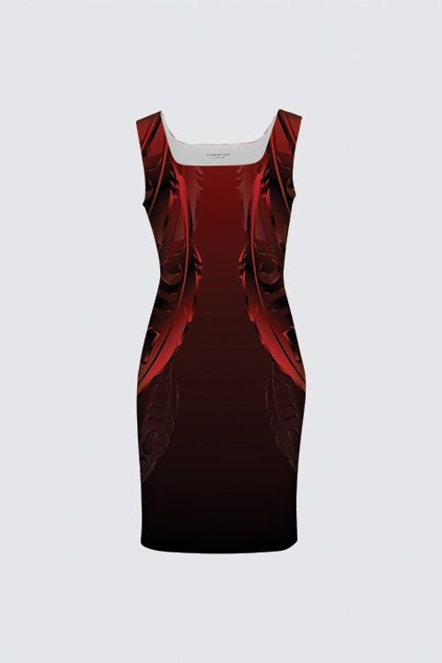 Feathers Aunty Dress