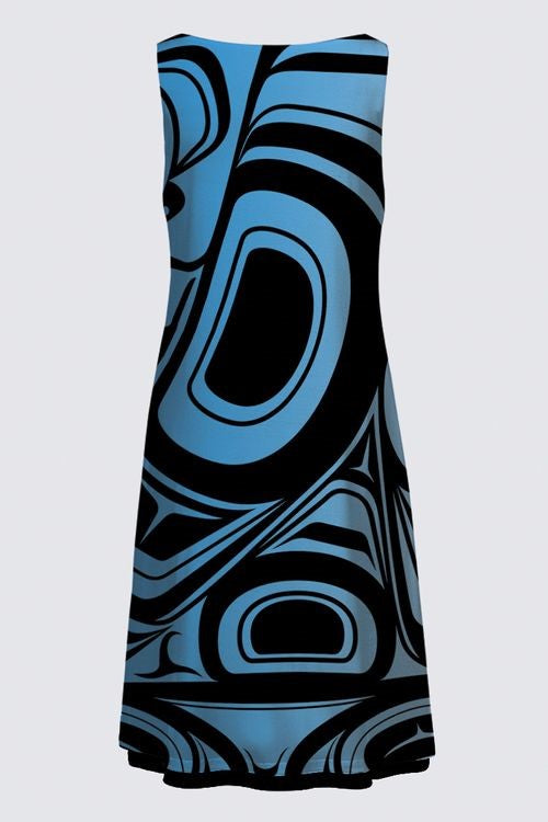 Knowing Blue Aunty Dress