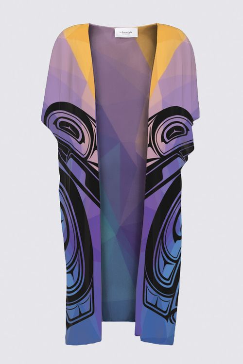 Raven (Geo) Sheer Wrap