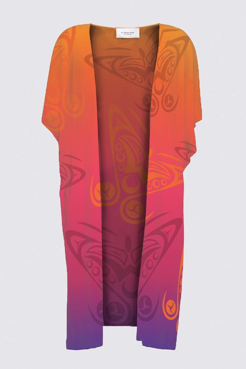 Butterflies (Sunrise) Sheer Wrap