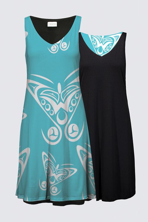 Butterfly (Teal) Xsi'yeen Dress