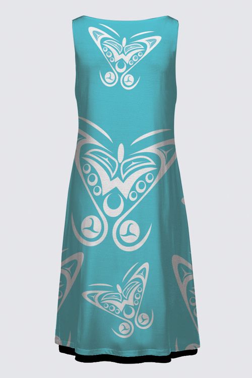 Butterfly (Teal) Xsi'yeen Dress