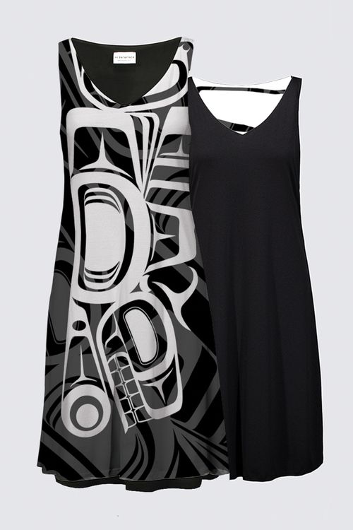Diving Killerwhale (BnW) Xsi'yeen Dress