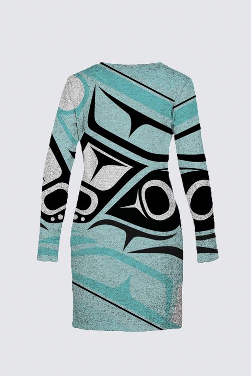 Killerwhale Teal Shar Dress 02A