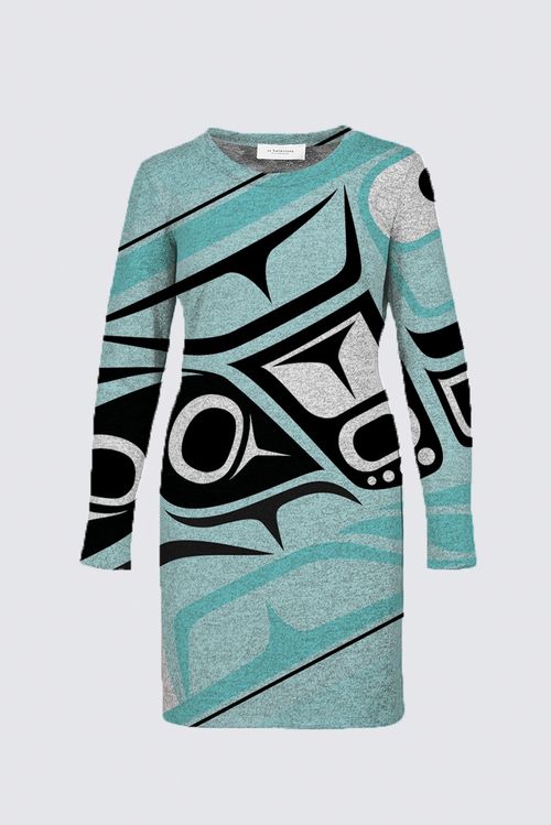 Killerwhale Teal Shar Dress 02A