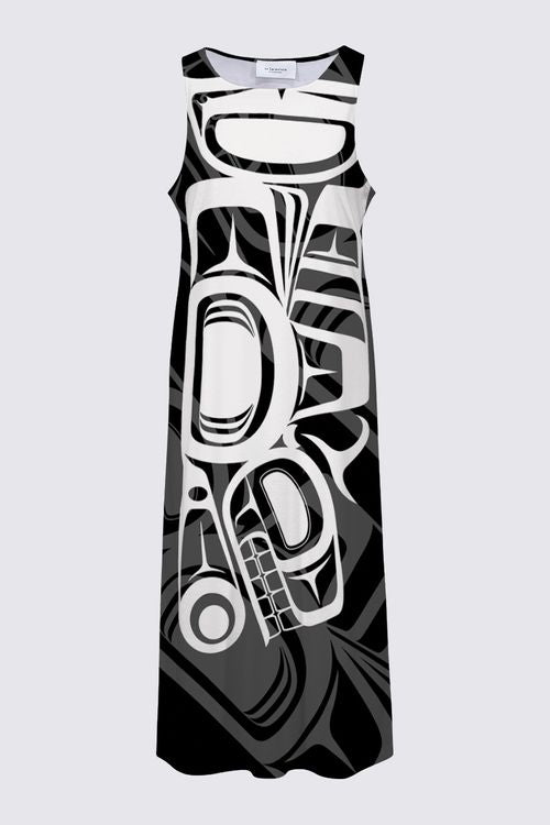 Diving Killerwhale (BnW) Elsie Dress