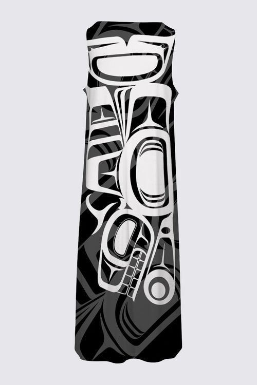 Diving Killerwhale (BnW) Elsie Dress