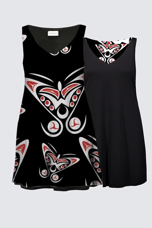 Butterflies Night Plus Size Xsi-yeen Dress 2DA