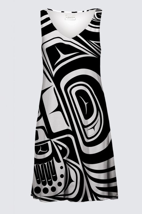 Knowing Black & White Katia Dress - New Shape!