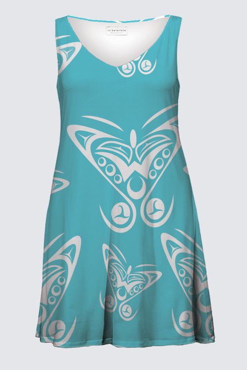 Butterfly (Teal) PS Katia Dress
