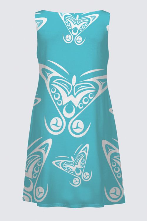Butterfly (Teal) PS Katia Dress