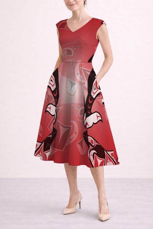 Matriarch Elizabeth Fit & Flare Dress 04B