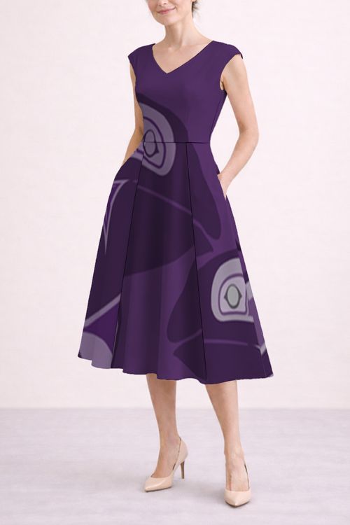 Matriarch Evening Swim Elizabeth Fit & Flare Dress 05A