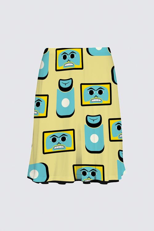 Chilkat Memories (Summer Yellow) Reversible Skirt