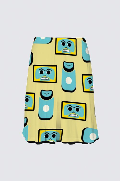 Chilkat Memories (Summer Yellow) Reversible Skirt