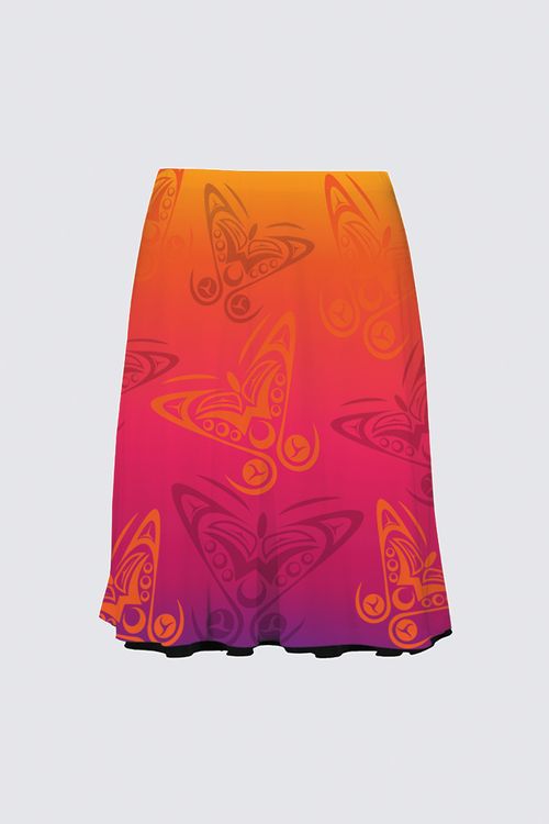 Butterflies (Sunrise) Reversible Skirt