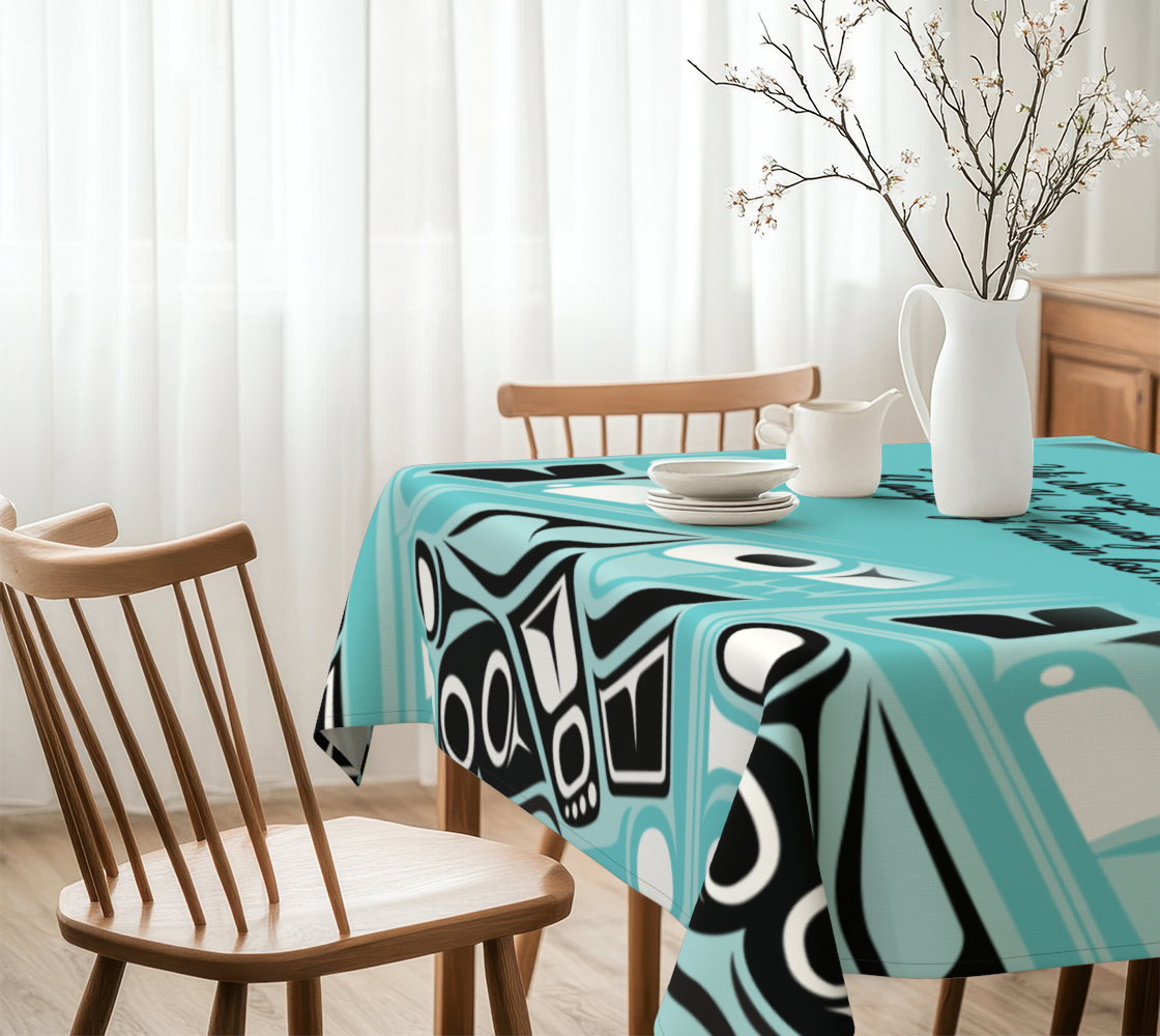 Gitxsan Gratitude Table Cloth 60x60