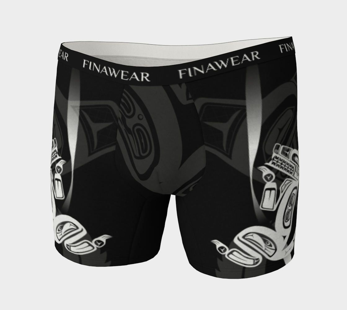 Wolf White Men's Boxers