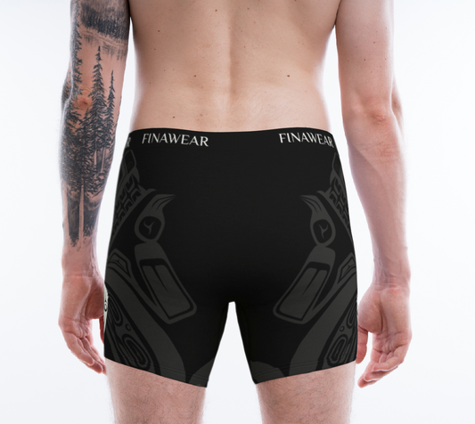 Wolf White Men's Boxers